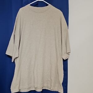 Fear of God Light Beige Short Sleeve Tee